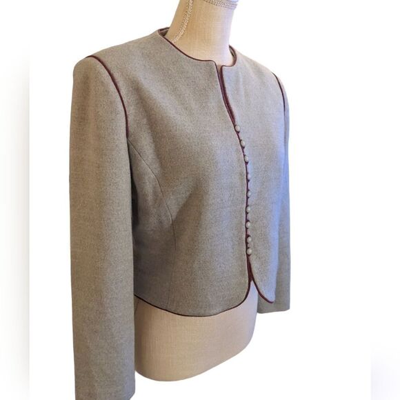 Leslie Fa gra vintage jacket sie 14 - Picture 3 of 8